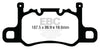 EBC 13-15 Porsche 911 (991) GT3 3.8L (Cast Iron Rotor Only) Bluestuff Rear Brake Pads