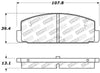 StopTech Performance 89-95 Mazda RX7 / 03-05 Mazda 6 Rear Brake Pads