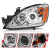 ANZO 2004-2007 Mitsubishi Lancer Projector Headlights w/ Halo Chrome (CCFL)