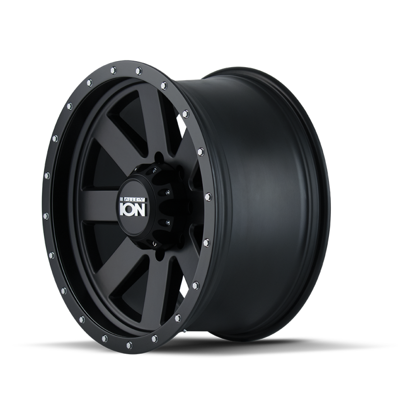 ION Type 134 18x9 / 5x139.7 BP / 0mm Offset / 108mm Hub Matte Gunmetal/Black Beadlock Wheel