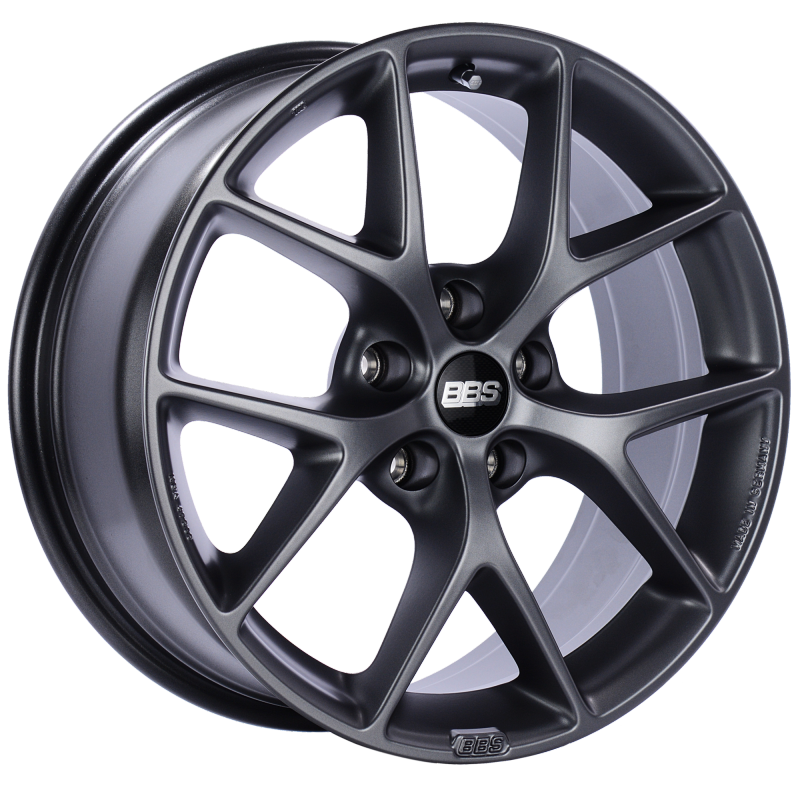 BBS SR 18x8 5x114.3 ET50 Satin Grey Wheel -82mm PFS/Clip Required