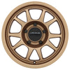 Method MR702 17x8.5 0mm Offset 5x150 110.5mm CB Method Bronze Wheel