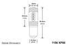 Diode Dynamics 1156 XP80 LED - Amber Four