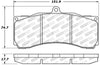 StopTech Performance ST-60 Front or Rear Caliper Brake Pads