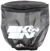 K&N Black DryCharger Round Straight Air Filter Wrap 4.5in ID x 4in H