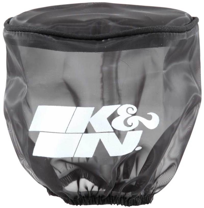 K&N Black DryCharger Round Straight Air Filter Wrap 4.5in ID x 4in H