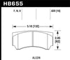 Hawk Alcon RC4498X600 Street HP Plus Brake Pads