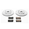 Power Stop 08-15 Mitsubishi Lancer Front Z23 Evolution Sport Brake Kit