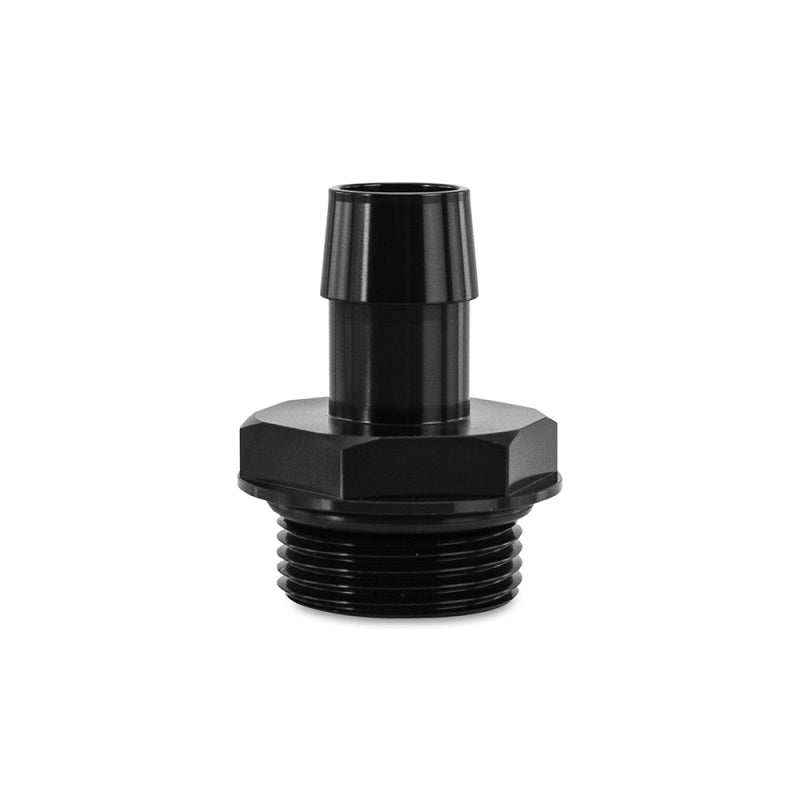 Mishimoto -16ORB to 3/4in. Hose Barb Aluminum Fitting - Black