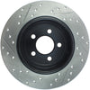 StopTech 05-13 Chrysler300/300C / 09-12 Dodge Challenger Rear Left Drilled & Slotted Rotor