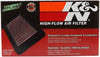 K&N Replacement Air Filter 10-13 Opel Agila / 10-12 Vauxhall Agila / 10-13 Suzuki Swift/Splash