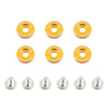 Mishimoto Small Fender Washer Kit (6pcs) - Gold