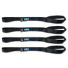 Mishimoto Medium-Duty Ratchet Tie-Down Kit (4-Pack) Black