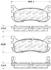 StopTech Performance 94-97/99-05 Miata w/ Normal Suspension Rear Brake Pads D636