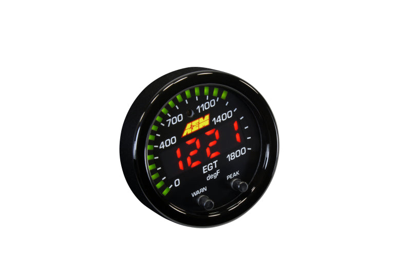 AEM X-Series EGT 0-1800F Gauge