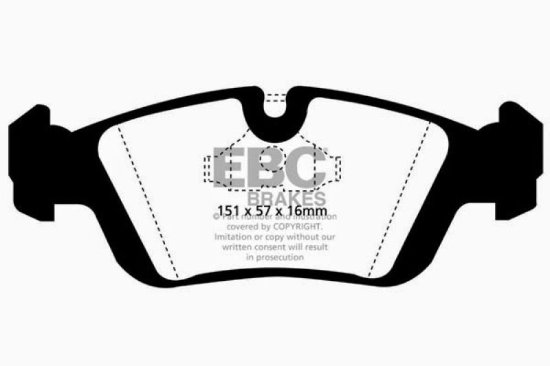 EBC 96-98 BMW Z3 1.9 Ultimax2 Front Brake Pads