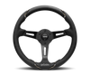 Momo Gotham Steering Wheel 350 mm - Black Leather/Black Spokes