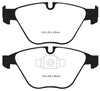 EBC 13+ BMW X1 2.0 Turbo (28i) Greenstuff Front Brake Pads