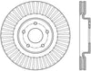 StopTech 13-15 Nissan Pathfinder Slotted Front Left Rotor