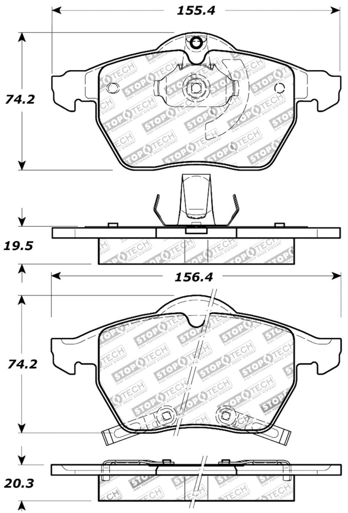 StopTech Performance Brake Pads