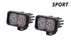 Diode Dynamics Stage Series 2 In LED Pod Sport - White Combo Standard BBL (Pair)