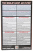 K&N Universal Clamp-On Air Filter 2-1/8in Flange 4in x 3in Base 3in x 2in Top 4in Length