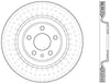 StopTech 12-13 Audi A6 Quattro/11-12 A7 Quattro / 10-13 S4 Rear Left Cryo Slotted Rotor