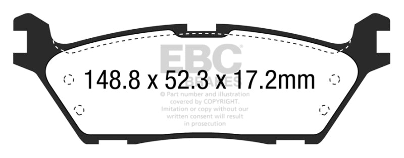 EBC Brakes Yellowstuff Performance Brake Pads