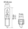 Hella Bulb 37 12V 1.3W W2X4.6d T1.75 (Min. Order QTY 10)