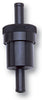 Russell Performance Black Street Fuel Filter (3in Length 1-1/8in diameter 5/16in inlet/outlet)