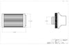 Aeromotive In-Line Filter - (AN-06 Male) 100 Micron Stainless Steel Element