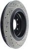 StopTech Power Slot 00 BMW 323 / 01-07 325 / 99-00 328 Series Rear Right Drilled & Slotted Rotor