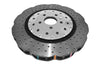 DBA 14-18 Audi RS7 (w/Iron Rotors) Front 5000 Series Cross Drilled Rotor w/Silver Hat