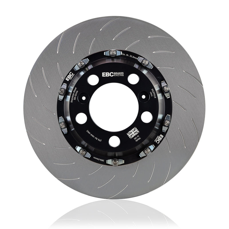 EBC Racing 09-10 Chevrolet Camaro (5th Gen) SG Racing One Piece Rear Rotors