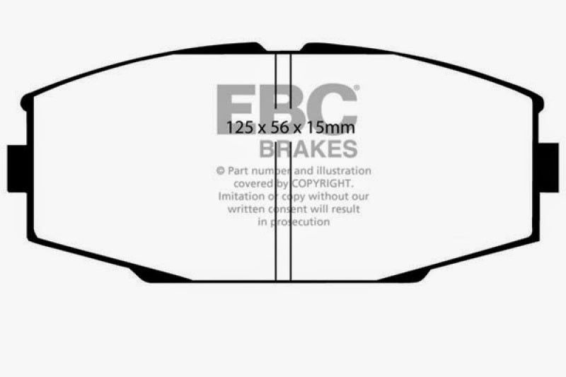 EBC 86-92 Toyota Supra 2.8 Ultimax2 Front Brake Pads