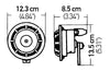 Hella Supertone Horn Set 24V 84w Black