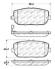 StopTech OE Fit Rear Sport Brake Pads