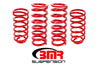 BMR 79-04 Fox Mustang Lowering Spring Kit (Set Of 4) - Red