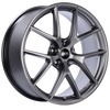 BBS CI-R 20x8.5 5x114.3 ET40 Platinum Silver Polished Rim Protector Wheel -82mm PFS/Clip Required