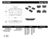 StopTech 02-08 Audi A4 Quattro / 2/99-02 Audi S4 / 93-10 VW Golf GL/GLS Performance Rear Brake Pads