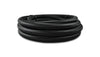 Vibrant -8 AN Black Nylon Braided Flex Hose .44in ID (50 foot roll)