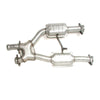 BBK 79-93 Mustang 5.0 Short Mid X Pipe With Catalytic Converters 2-1/2 For BBK Long Tube Headers