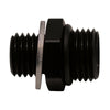 DeatschWerks 6AN ORB Male to M12 X 1.5 Metric Male (Incl O-Ring and Washer) - Anodized Matte Black