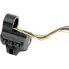 Performance Machine  Switch Assy 4 Button Lt Sd - Black Ano