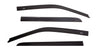 AVS 05-15 Toyota Tacoma Double Cab Ventvisor Low Profile Window Deflectors 4pc - Matte Black