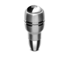 Momo Automatico Shift Knob - Aluminum, Chrome Insert