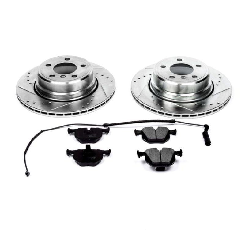 Power Stop 02-06 BMW X5 Rear Z23 Evolution Sport Brake Kit