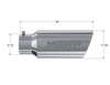 MBRP Universal Tip 7in O.D. Rolled End 5in inlet 18in length - T304 (SINGLE TIP)