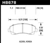 Hawk 2006-11 Honda Ridgeline 2009-13 Acura TL Street LTS Front Brake Pads