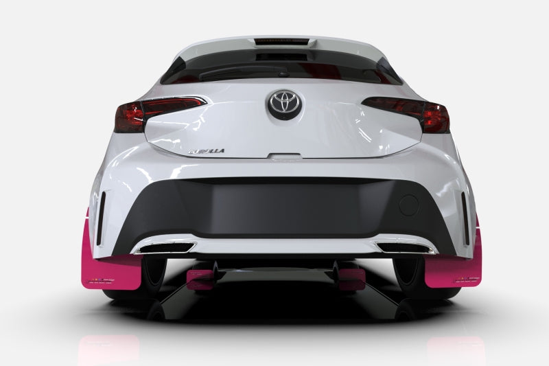 Rally Armor 11-14 Subaru STI & WRX Sedan Pink Mud Flap BCE Logo